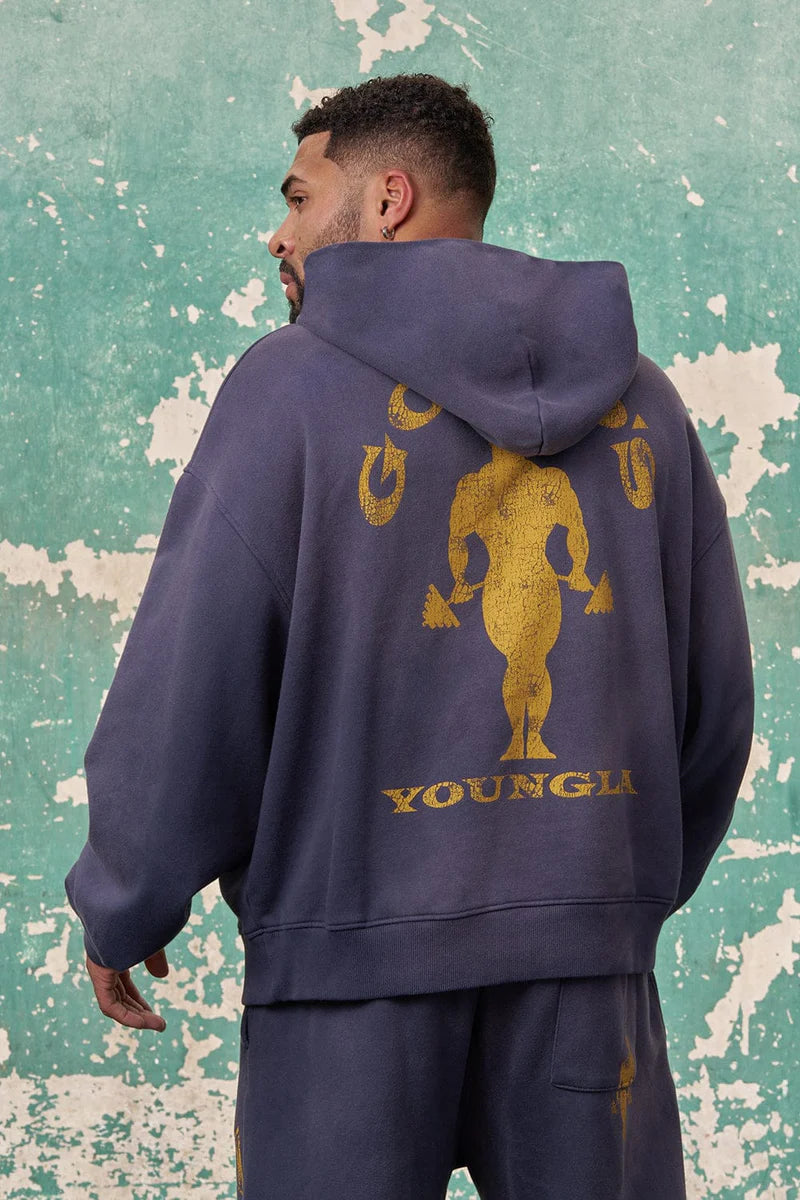 5167 - GOLD'S IRON LEGACY CREST HOODIES
