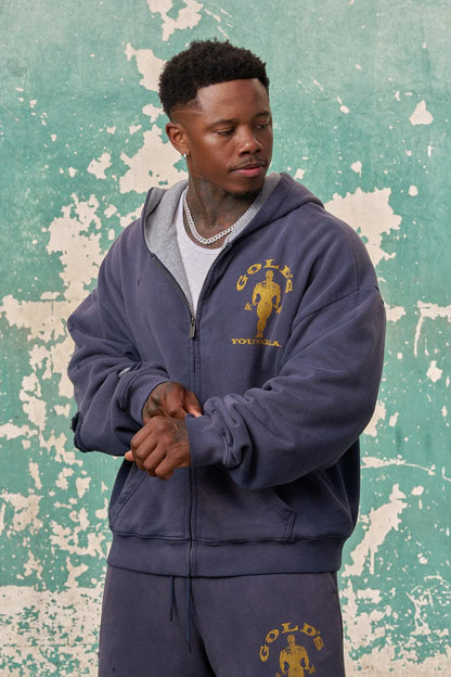 5226 - GOLD'S IRON LEGACY LAYERED ZIP-UPS